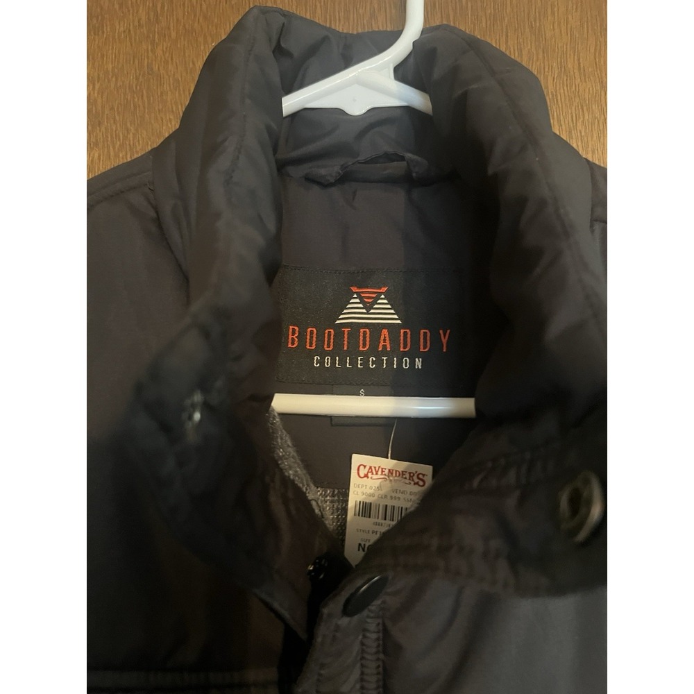 Boot Daddy Concealed Carry Vest Men's Small Black Soft Shell Lined NWT - Picture 2 of 6